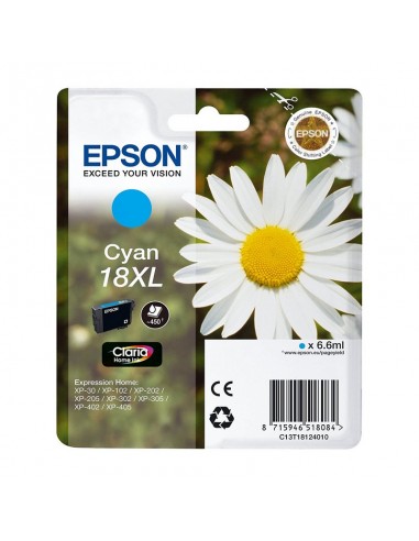 Cartucho de Tinta EPSON EXPRESSION HOME XP-405 Cian 18 XL