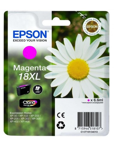 Cartucho de Tinta EPSON EXPRESSION HOME XP-405 Magenta 18 XL