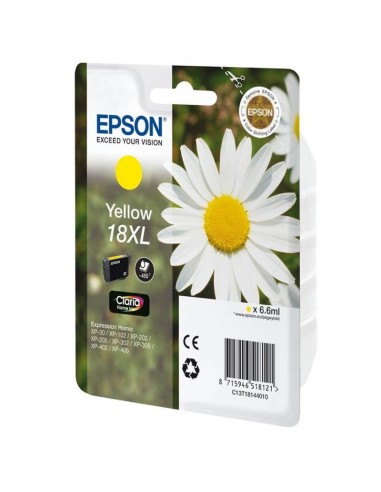 Cartucho de Tinta EPSON EXPRESSION HOME XP-405 Amarillo 18 XL