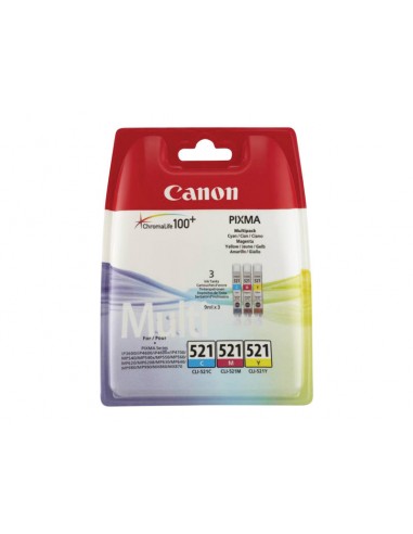 Cartucho de Tinta CANON PIXMA MP620 Multipack 3 Colores. Cian, Magenta,