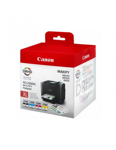 Cartucho de Tinta CANON MAXIFY IB4150 Pack 4 Colores. Negro/Cian/Magenta/