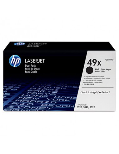 Toner HP LASERJET 3390 Negro (Pack 2)