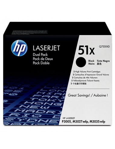 Toner HP LASERJET M2027 Negro (Pack 2)