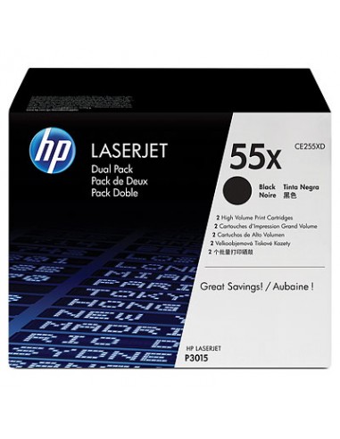 Toner HP LASERJET P3015 Negro (pack 2)