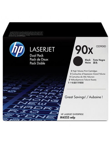 Toner HP LASERJET M4555 MFP Negro (Pack 2)