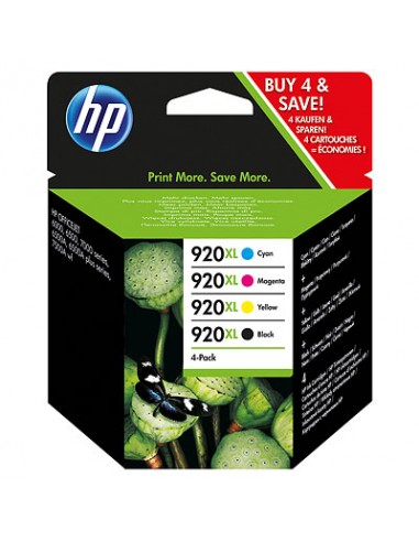 Cartucho de Tinta HP OFFICEJET 6500 Pack 4 Colores