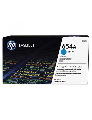 Toner HP LASERJET 654A Cian