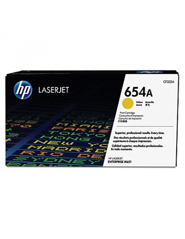 Toner HP LASERJET 654A Amarillo