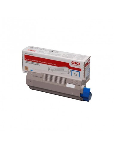 Toner OKI C600 Cian