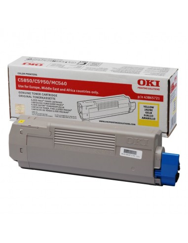 Toner OKI C5950 Amarillo