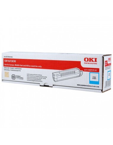 Toner OKI C810 Cian