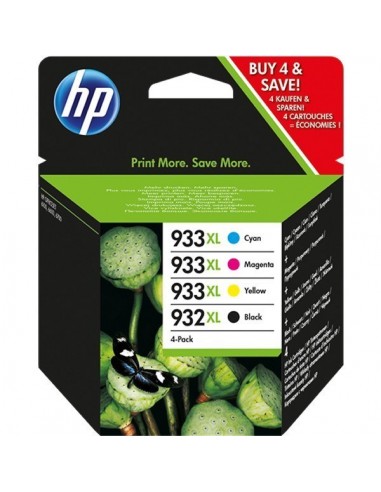 Cartucho de Tinta HP OFFICEJET 7510 Negro XL y 4 Colores XL (Pack 4 Car