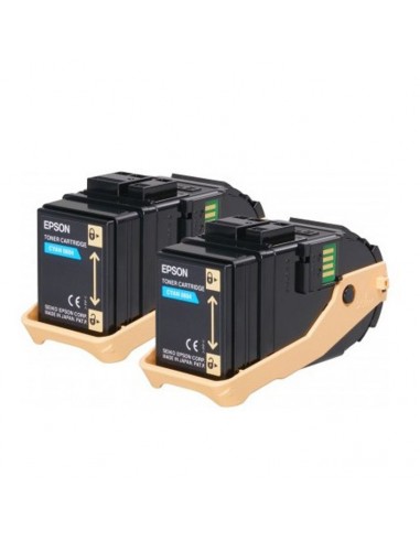 Toner EPSON ACULASER C9300 Cian (Pack 2 Unidades)