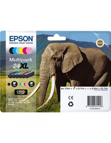 Cartucho de Tinta EPSON EXPRESSION PHOTO XP-950 Multipack 6 Colores 24XL