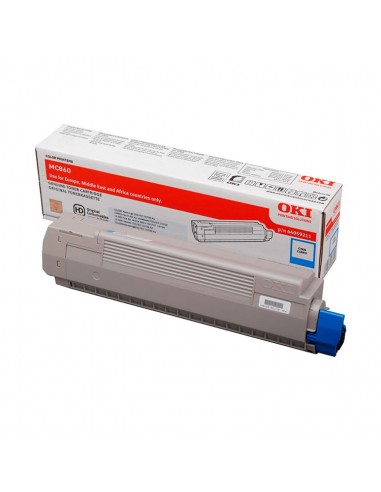 Toner OKI MC860 Cian