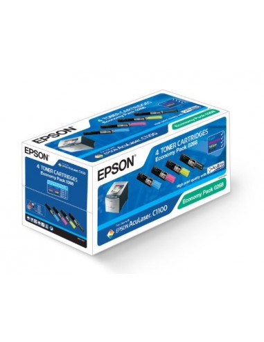 Toner EPSON ACULASER CX11N Pack 4 Colores