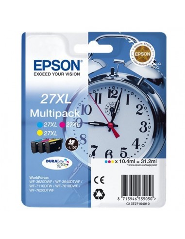 Cartucho de Tinta EPSON WORKFORCE WF7000 Multipack 3 Colores XL CMY