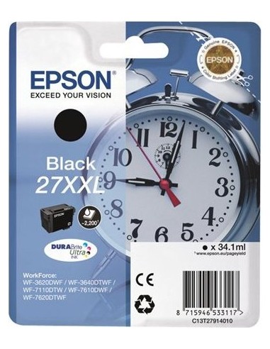 Cartucho de Tinta EPSON WORKFORCE WF7000 Negro XXL