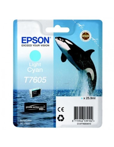 Cartucho de Tinta EPSON SURECOLOR SC-P600 Cian Claro