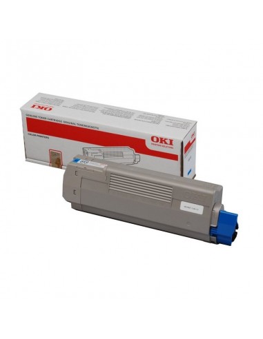 Toner OKI C610 Cian