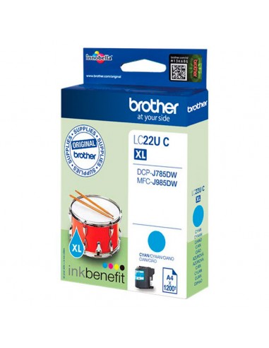 Cartucho de Tinta BROTHER DCP-J785DW Cian