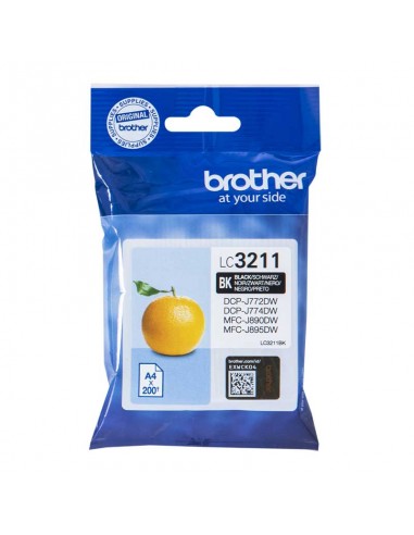 Cartucho de Tinta BROTHER DCP-J572DW Negro