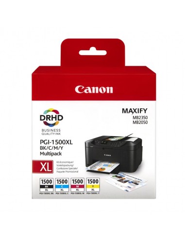 Cartucho de Tinta CANON MAXIFY MB2050 MultiPack 4 Colores CMYK XL