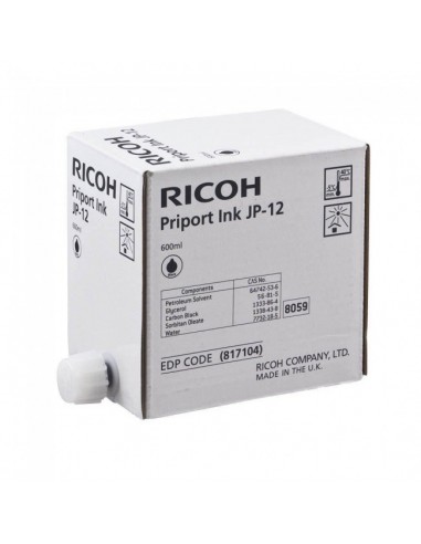 Cartucho de Tinta RICOH PRIPORT JP 1210 Negro (Pack 5 Unidades)