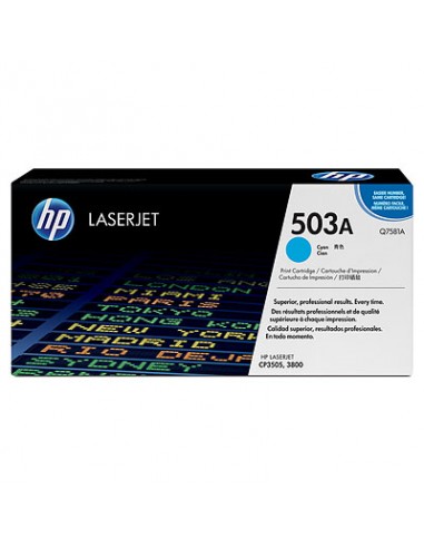 Toner HP LASERJET 3800 Cian