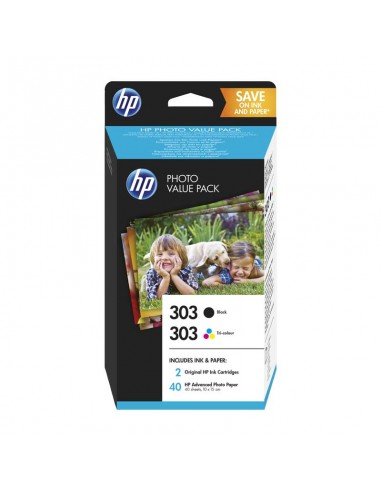 Cartucho de Tinta HP ENVY 7830 Negro, Color y 40 Hojas photo 10x15