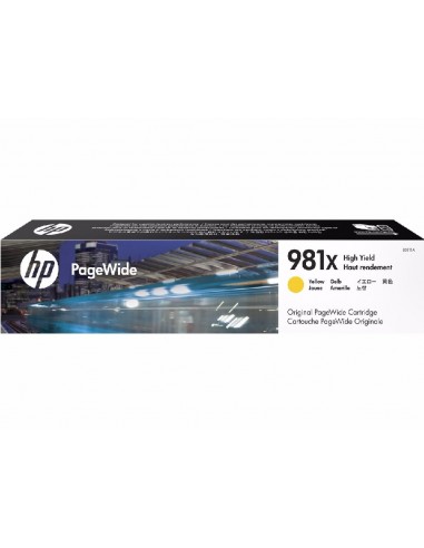 Cartucho de Tinta HP PAGEWIDE ENTERPRISE MFP 586 Amarillo