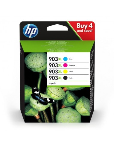 Cartucho de Tinta HP OFFICEJET PRO 6970 Pack 4 Colores CMYK XL