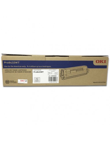 Toner OKI 8432WT Blanco