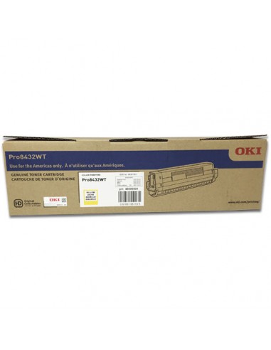 Toner OKI 8432WT Amarillo