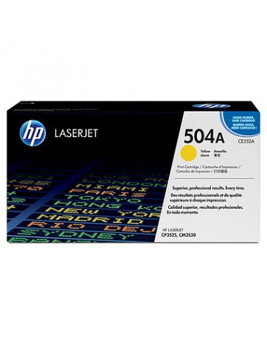 Toner HP LASERJET CP3525 Amarillo