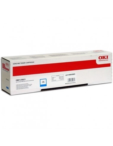 Toner OKI C821 Cian