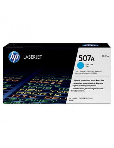 Toner HP LASERJET 507A Cian